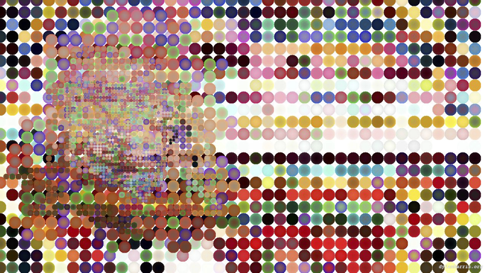 Image 'reflets &mdash; paint action sequence &mdash; colour rendition 2'.