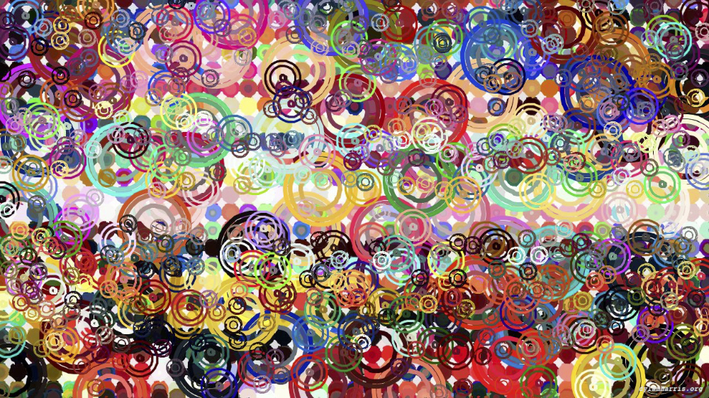 Image 'reflets &mdash; paint action sequence &mdash; colour rendition 5'.