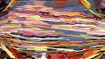 Seventh of 'reflets &mdash; paint action sequence &mdash; cartoon styles 1'.