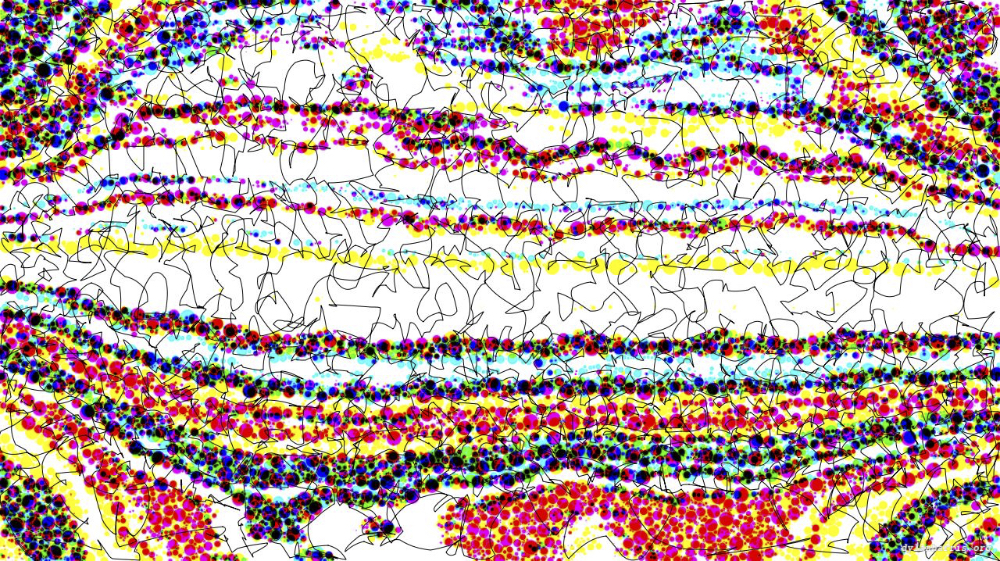 Image 'reflets &mdash; paint action sequence &mdash; cartoon styles 2 4'.