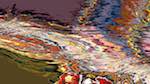Fifth of 'reflets &mdash; msg &mdash; processing effects 1 displacement'.