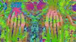 Seventh of 'reflets &mdash; msg &mdash; variations 1 d&ndash;new 9'.