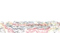 Sixth of 'reflets &mdash; paint synthesiser classic &mdash; 3.0 collection edge effects, sketches 2'.