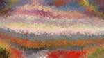 Sixth of 'reflets &mdash; paint action sequence &mdash; effects that process canvas'.