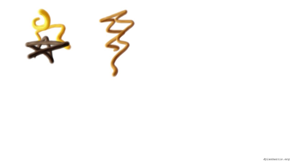 Image 'reflets &mdash; paint action sequence &mdash; examples 4'.