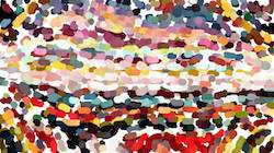 Third of 'reflets &mdash; paint synthesiser classic &mdash; 3.5 collection flat 4'.