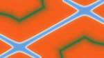 Fifth of 'reflets &mdash; msg &mdash; abstract flat gridlike 1'.