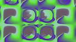 Seventh of 'reflets &mdash; msg &mdash; abstract flat gridlike 1'.