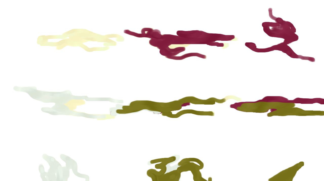 4 flat strokes
