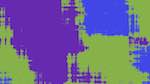 Fourth of 'reflets &mdash; msg &mdash; abstract flat textured 1'.