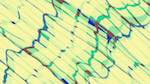 First of 'reflets &mdash; msg &mdash; abstract flat textured 2'.