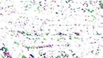 First of 'reflets &mdash; paint action sequence &mdash; generative animate process'.
