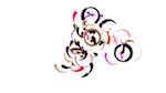 Third of 'reflets &mdash; paint action sequence &mdash; generative exp 2'.