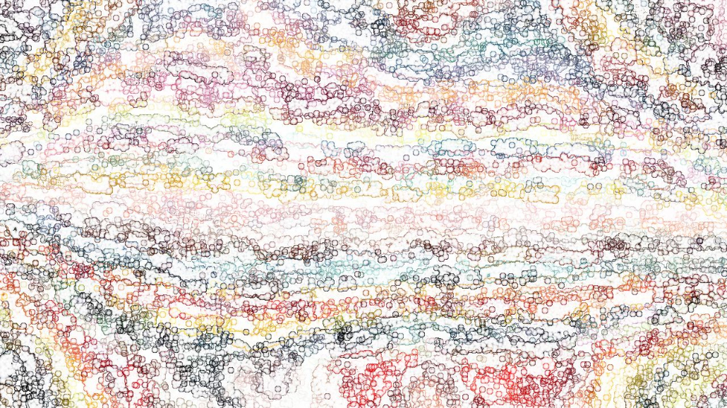 Image 'reflets &mdash; paint synthesiser classic &mdash; default geodesic 1 1'.