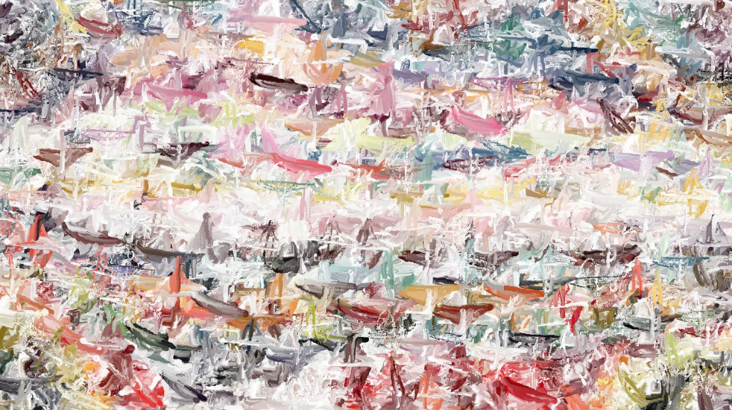 Image 'reflets &mdash; paint synthesiser classic &mdash; 3.5 collection gradient multinibs 2 5'.