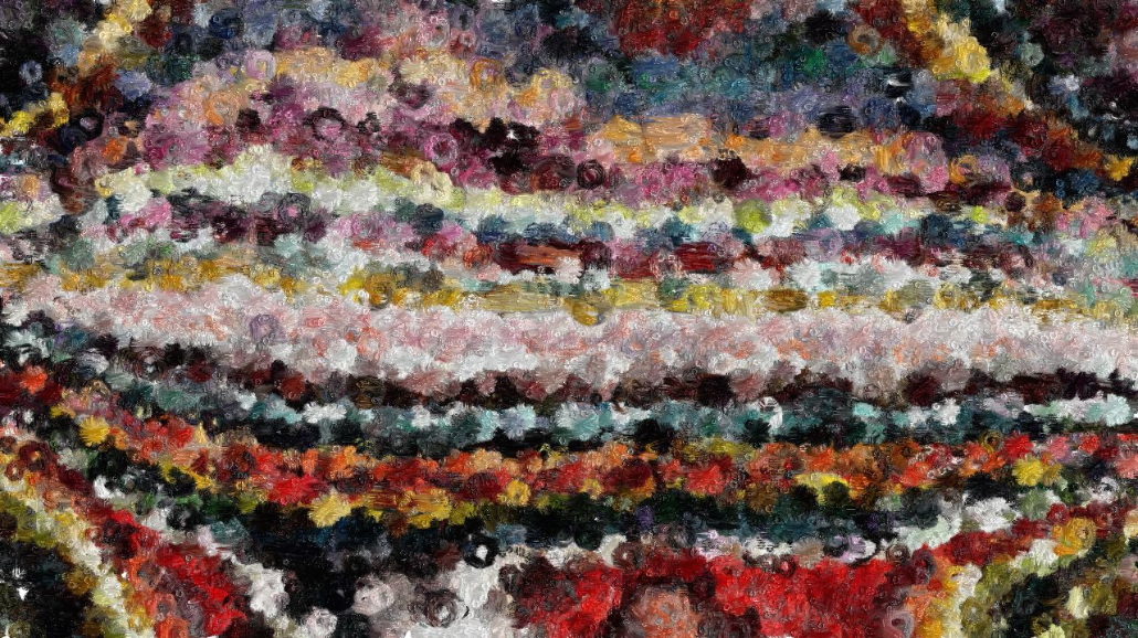 Image 'reflets &mdash; paint synthesiser classic &mdash; 3.5 collection gradient multinibs 5 5'.