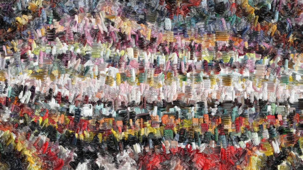 Image 'reflets &mdash; paint synthesiser classic &mdash; 3.5 collection gradient multinibs 6 3'.