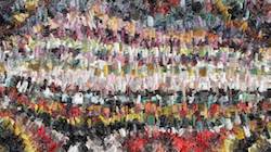 Third of 'reflets &mdash; paint synthesiser classic &mdash; 3.5 collection gradient multinibs 6'.