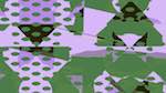 Seventh of 'reflets &mdash; msg &mdash; variations 1 grid 3'.