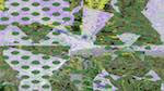 Eighth of 'reflets &mdash; msg &mdash; variations 1 grid 3'.