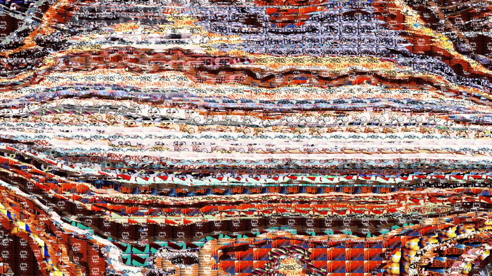 Image 'reflets &mdash; paint action sequence &mdash; graffiti styles 1 3'.