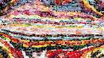 Eighth of 'reflets &mdash; paint action sequence &mdash; graffiti styles 2'.