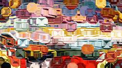 Seventh of 'reflets &mdash; paint synthesiser classic &mdash; 3.5 collection geo src brushes 6'.