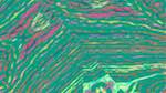 Sixth of 'reflets &mdash; msg &mdash; variations 0 head abstraction 3'.