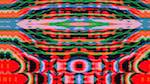 Seventh of 'reflets &mdash; msg &mdash; variations 0 head abstraction 8'.