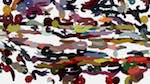Second of 'reflets &mdash; paint action sequence &mdash; iterative processes 1'.