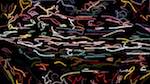 Sixth of 'reflets &mdash; paint action sequence &mdash; iterative processes 3'.