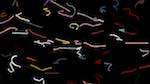 Seventh of 'reflets &mdash; paint action sequence &mdash; iterative processes 3'.