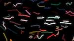 Eighth of 'reflets &mdash; paint action sequence &mdash; iterative processes 3'.