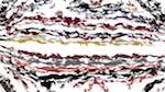 Third of 'reflets &mdash; paint action sequence &mdash; iterative processes 6'.
