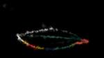 Sixth of 'reflets &mdash; paint action sequence &mdash; loop action tests 1'.