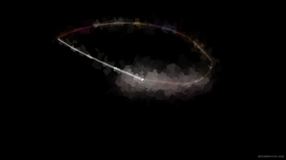 Image 'reflets &mdash; paint action sequence &mdash; loop action tests 2 1'.