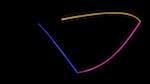 Fifth of 'reflets &mdash; paint action sequence &mdash; loop action tests 2'.