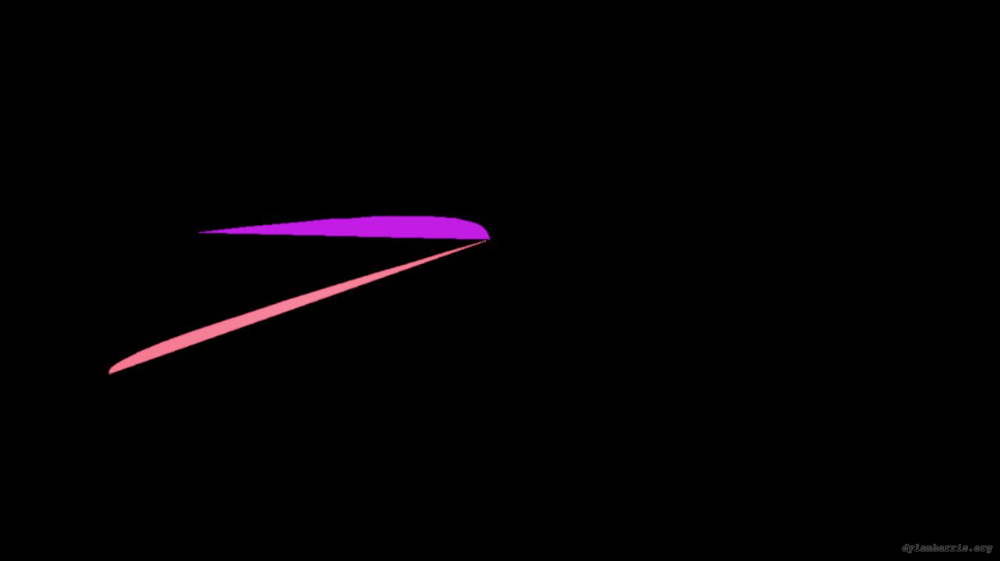 Image 'reflets &mdash; paint action sequence &mdash; loop action tests 3 1'.