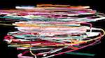 Fifth of 'reflets &mdash; paint action sequence &mdash; loop action tests 3'.