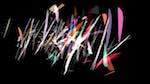 First of 'reflets &mdash; paint action sequence &mdash; loop action tests 4'.