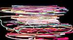 Third of 'reflets &mdash; paint action sequence &mdash; loop action tests 4'.