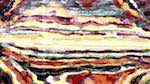 Fifth of 'reflets &mdash; paint action sequence &mdash; litho ideas 3'.
