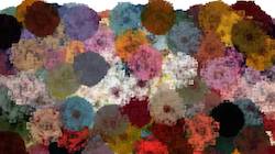 Third of 'reflets &mdash; paint synthesiser classic &mdash; paint styles liquids spattering'.
