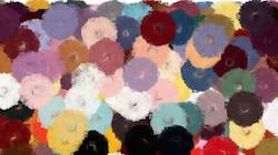 Sixth of 'reflets &mdash; paint synthesiser classic &mdash; paint styles liquids spattering'.