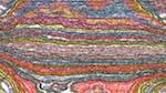 Third of 'reflets &mdash; paint action sequence &mdash; more styles 4'.