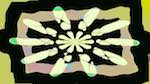 Second of 'reflets &mdash; msg &mdash; variations 1 motif boxes 1'.