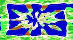 Fourth of 'reflets &mdash; msg &mdash; variations 1 motif boxes 3'.