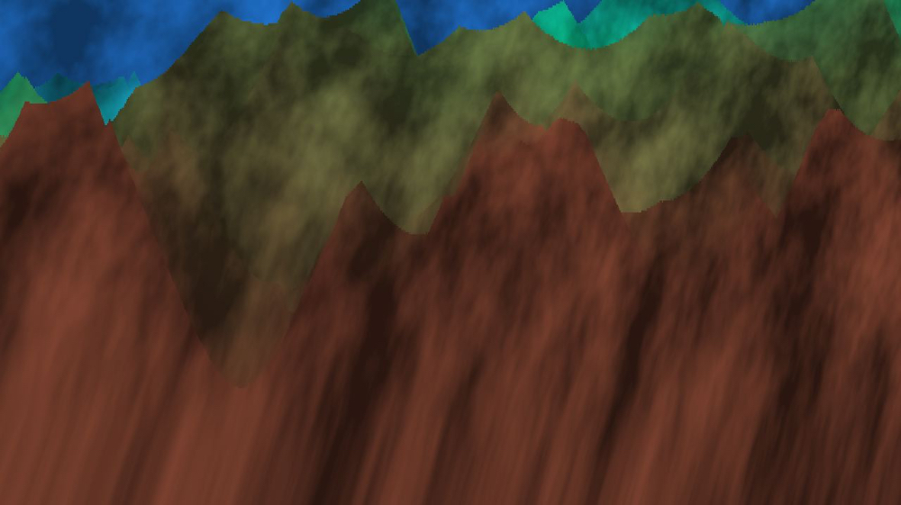 Image 'reflets &mdash; msg &mdash; abstract mountain 1 6'.