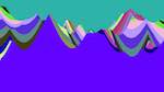 Seventh of 'reflets &mdash; msg &mdash; abstract mountain 1'.