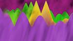 Eighth of 'reflets &mdash; msg &mdash; abstract mountain 1'.